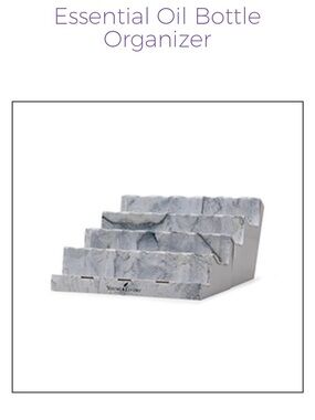 Young Living Marble Essential Oil Bottle Organizers - Gray marbled